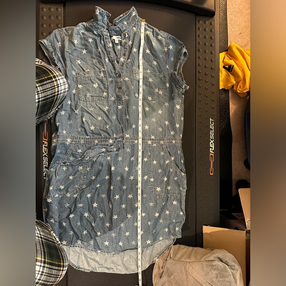 Denim Dress with Stars - Picture 4 of 7
